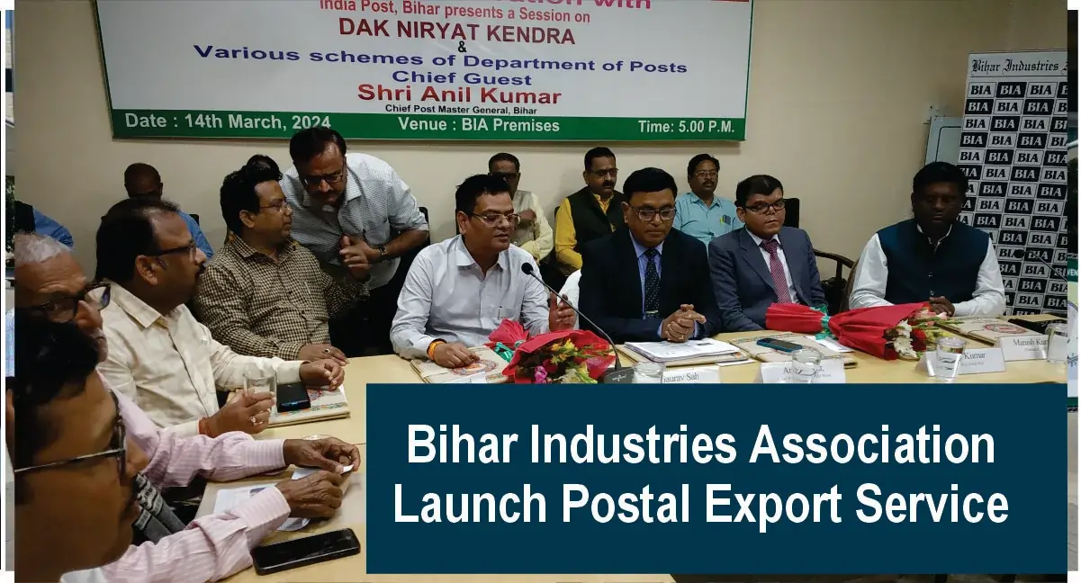 Bihar Industries Association - Launch Postal Export Service 2