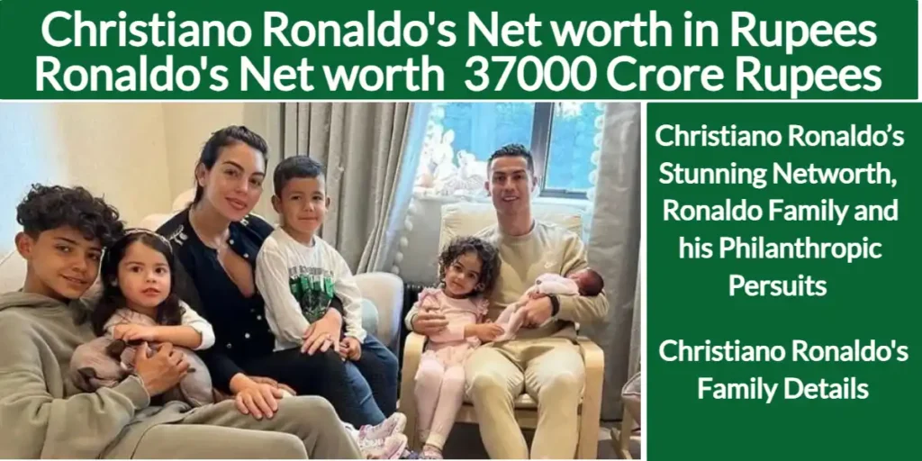 Christiano Ronaldo's Net worth in Rupees