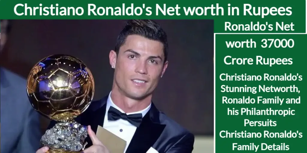 Christiano Ronaldo's Net worth in Rupees