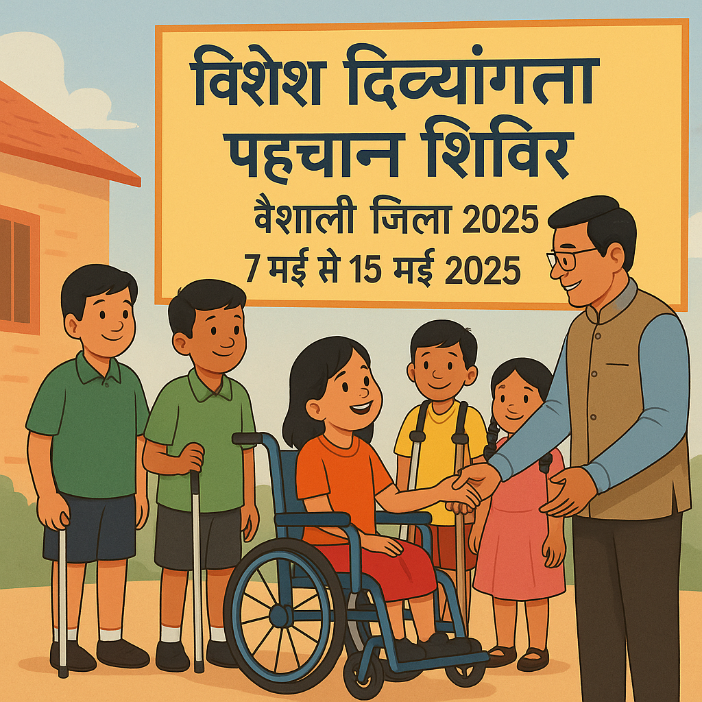 “दिव्यांगता पहचान शिविर वैशाली 2025”
