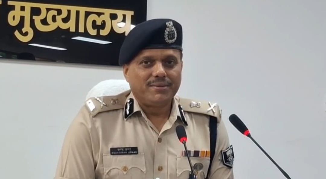 पुलिस मुख्यालय में संवाददाता सम्मेलन का आयोजन