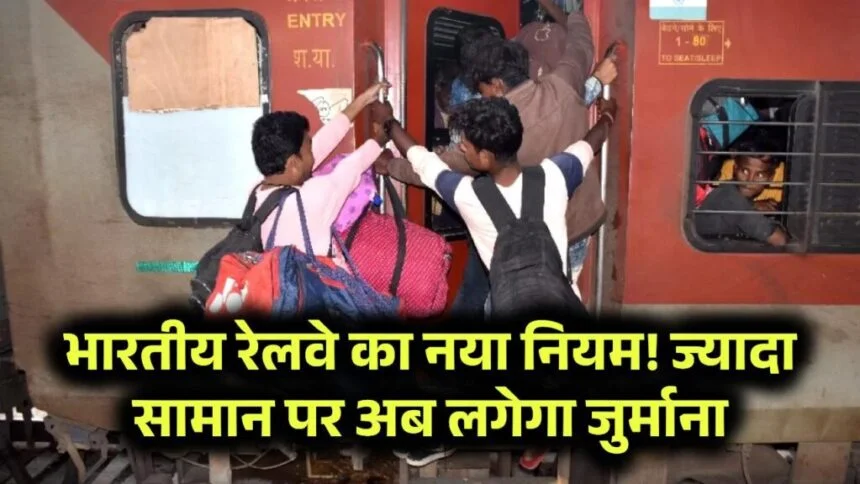 रेलवे का नया निर्देश: अतिरिक्त सामान पर अब देना होगा चार्ज