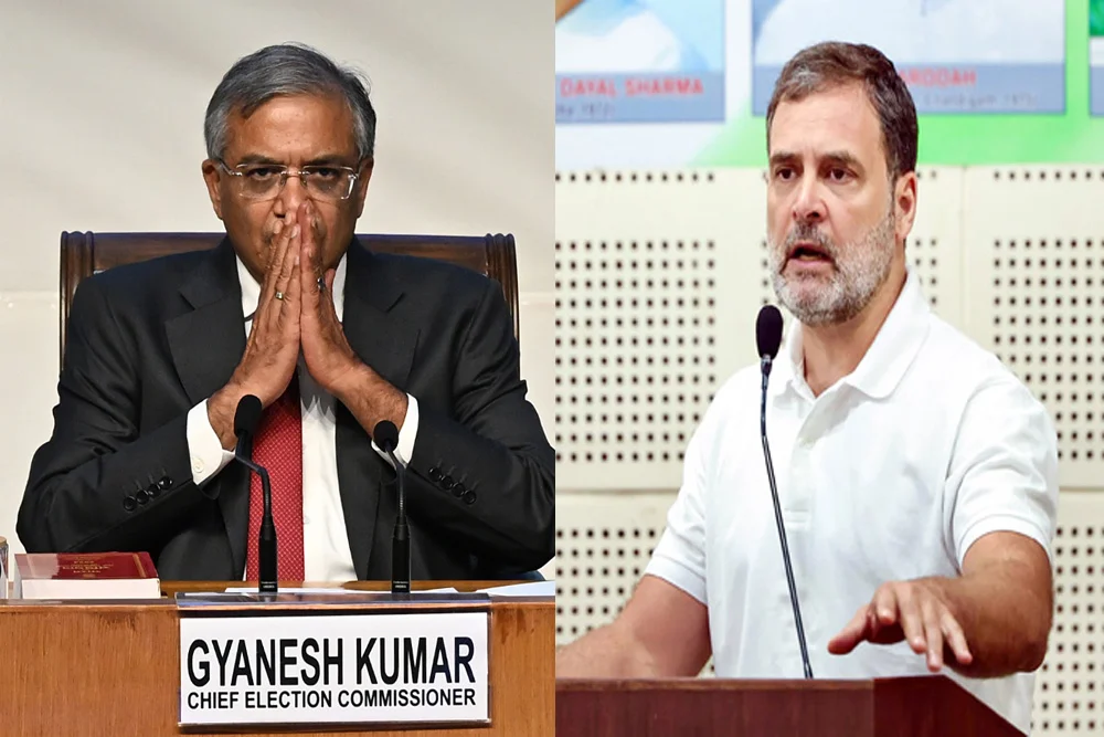 बिहार चुनाव: चुनाव आयोग ने राहुल गांधी के आरोपों पर दी सफाई